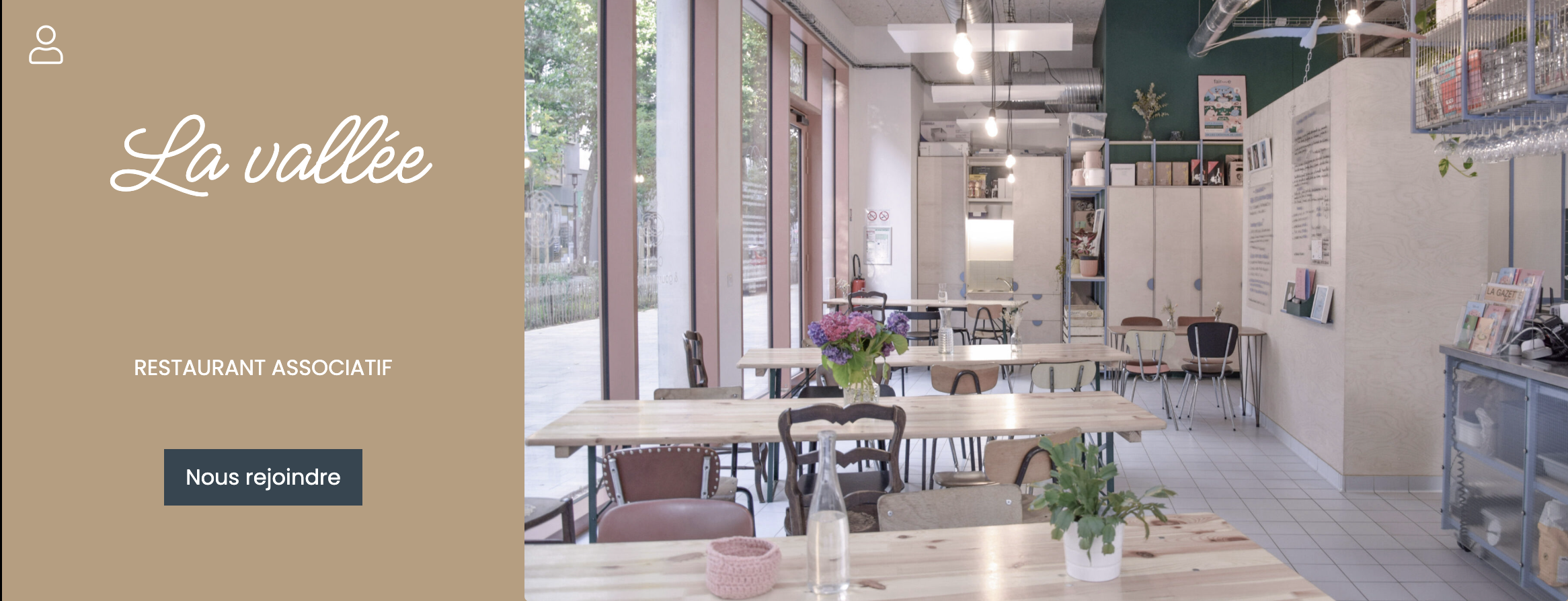 Page d'accueil du site La Vallée